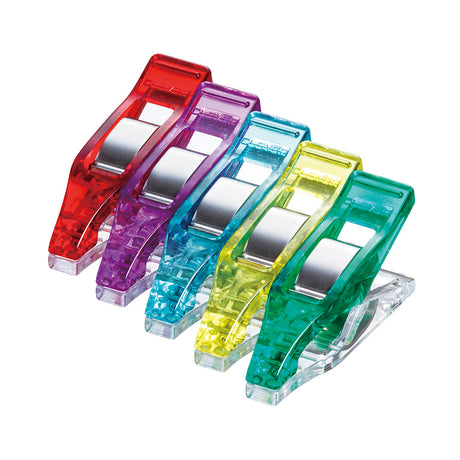 Clover Mini Wonder Clips - Assorted Colors - 50 pc