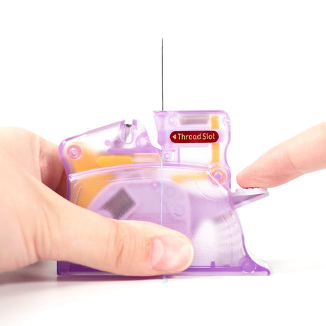 Clover Desk Needle Threader - Purple