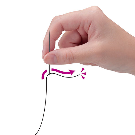 Clover Quick Desk Needle Threader - Purple