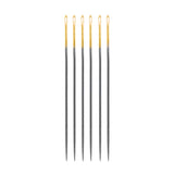 Clover Black Gold Quilting Between Needles - Size 10 - 6 ct