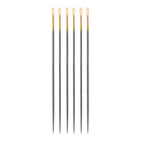 Clover Black Gold Applique/Sharp Needles - Size 9 - 6 ct