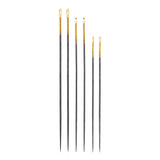 Clover Black Gold Applique/Sharp Needles - Assorted Sizes 9, 10, 12 - 6 ct