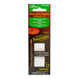 Clover Black Gold Quilting Needles - Size 12 - 6 ct