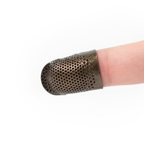 Clover Open Sided Metal Thimble - Small