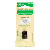Clover Open Sided Metal Thimble - Medium