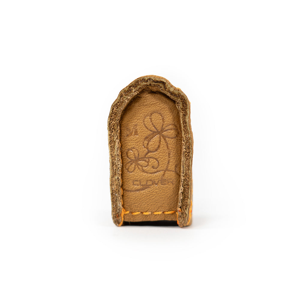 Clover Natural Fit Leather Thimble - Medium