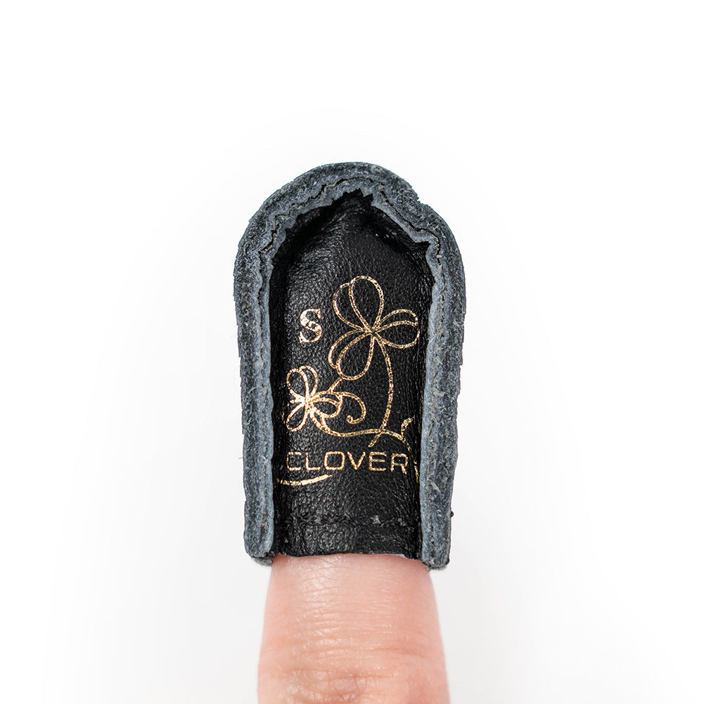 Natural Fit Leather Thimble - Limited Edition Black and Gold - Small