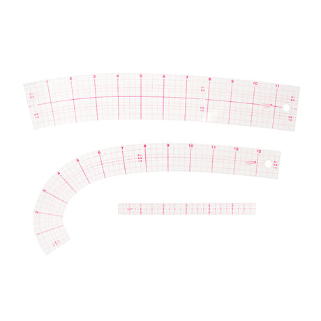 Clover Curve Rulers Set with Mini Ruler - 3 pc