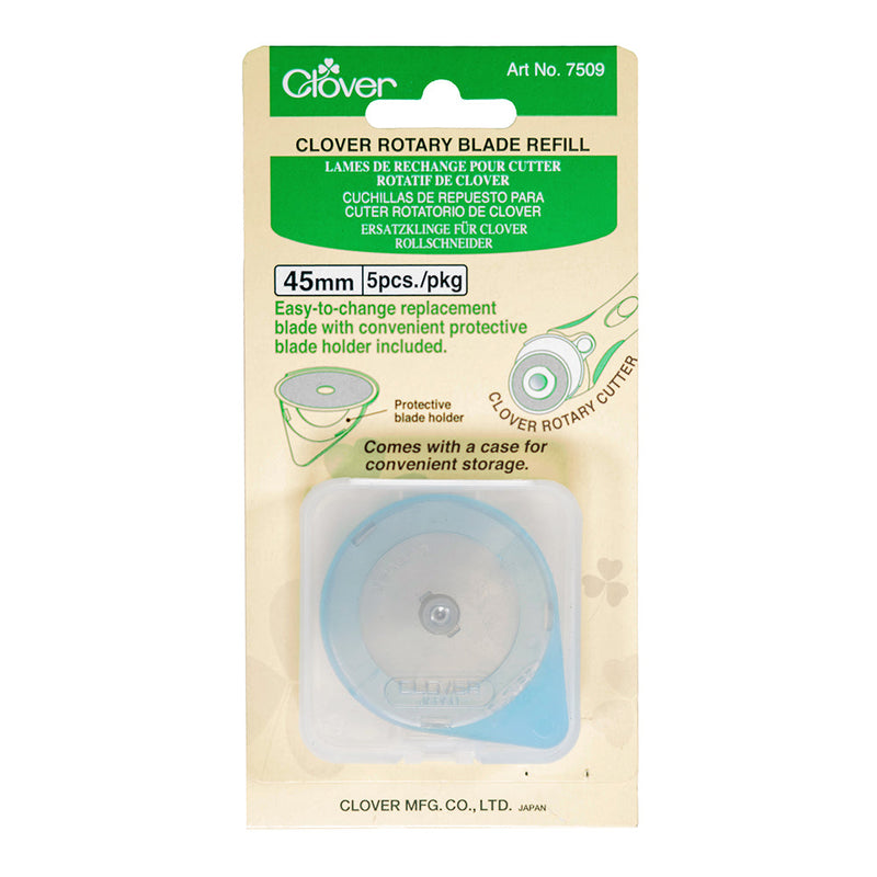 Clover Rotary Cutter Blade Refill - 45mm - 5 ct