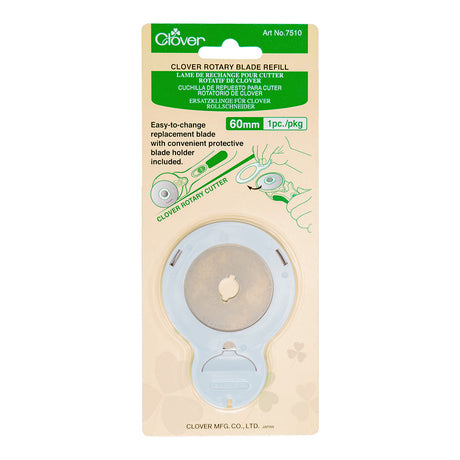 Clover Rotary Cutter Blade Refill - 60mm - 1 ct