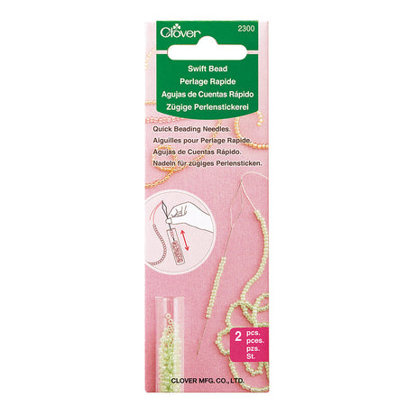 Clover Swift Bead Quick Beading Needles - 2 ct