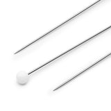 Dritz Extra-Fine Glass Head Pins - 1.375" White - 250 ct