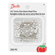 Dritz Extra-Fine Glass Head Pins - 1.375" White - 250 ct