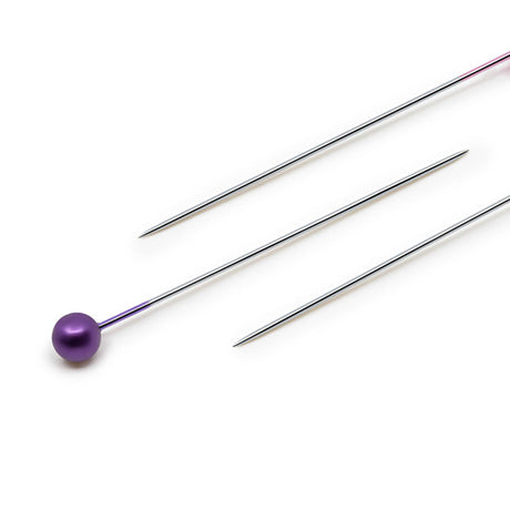 Dritz Long Pearlized Pins - 1.5" Assorted Colors - 40 ct