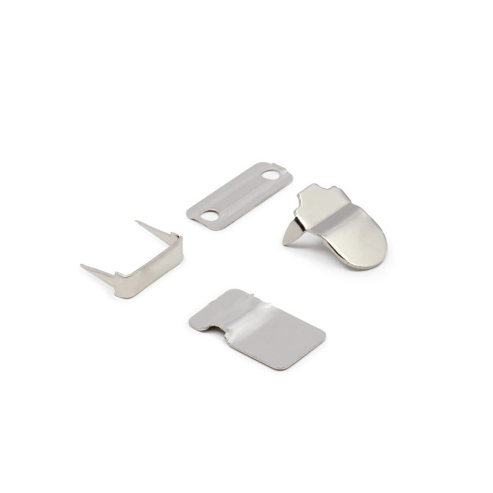Dritz No-Sew Wide Hook & Eye Closures - Nickel - 4 Sets