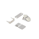 Dritz No-Sew Wide Hook & Eye Closures - Nickel - 4 Sets