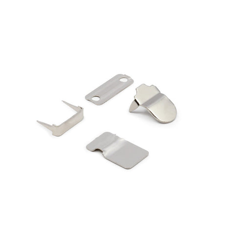 Dritz No-Sew Wide Hook & Eye Closures - Nickel - 4 Sets