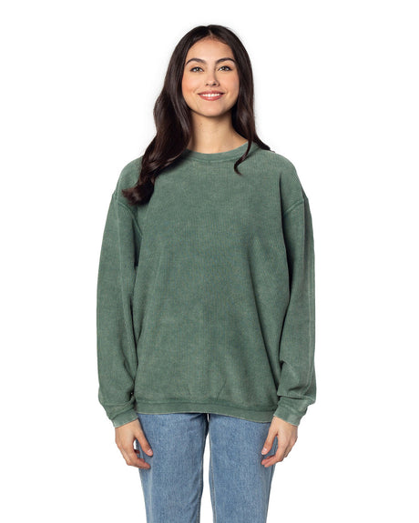 Ladies' Corded Crew Sweatshirt