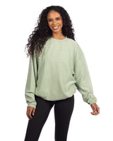 Ladies' Corded Crew Sweatshirt