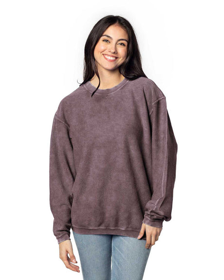 Ladies' Corded Crew Sweatshirt