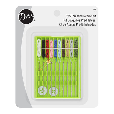 Dritz Pre-Threaded Needle Kit - 13pc