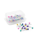Dritz Petite Pearlized Pins - 3/4" Assorted Colors - 100 ct
