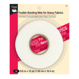 Dritz Fusible Bonding Web for Heavy Fabrics - 0.625" x 18 YD