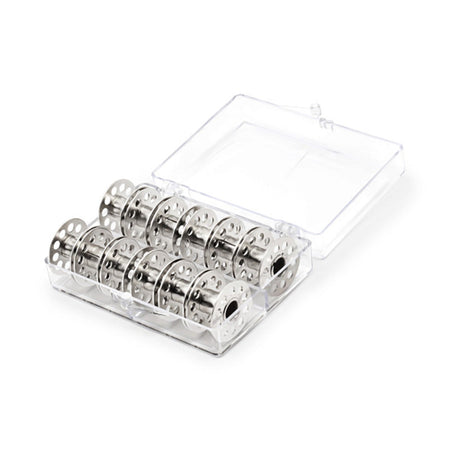 Dritz Box of Class 15 Metal Bobbins - 12ct