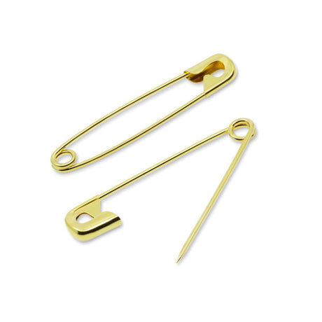 Dritz Quilter's Brass Basting Safety Pins - 2" Gilt - 20pc