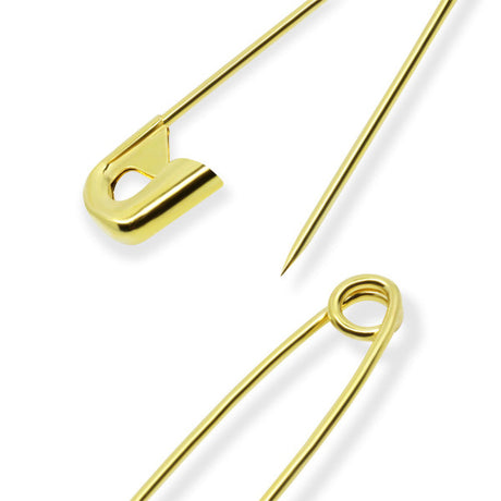 Dritz Quilter's Brass Basting Safety Pins - 2" Gilt - 20pc