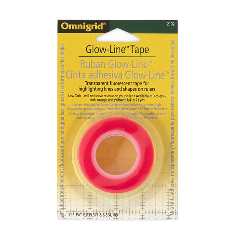 Omnigrid Glow-line™ Tape - Multicolor - 3 Rolls, 1/4" x 21yds