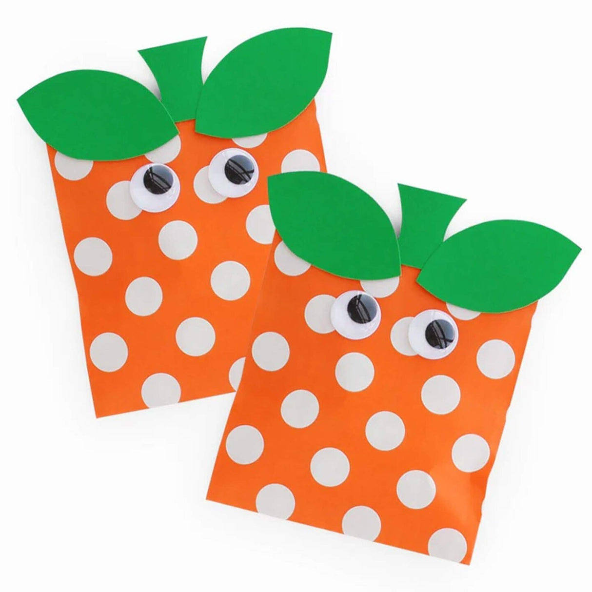 Large Dots Merchandise Bags 5 1/8" x 6 3/8" Compact Design