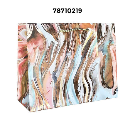Patterned Gift Bags 10" X 5" X 12 1/2" Sturdy Recycled Paper Bags