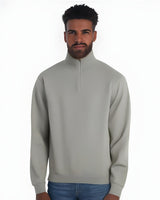 JERZEES® Nublend Cadet Collar Quarter-Zip Long Sleeve Sweatshirt
