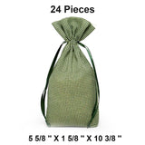 Gingham Cotton Bag 5 5/8" x 1 5/8" x 10 3/8"
