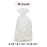 Flat Bottom Organza Bags 5 1/2''x11/2''x10 1/2'' for Special Occasions