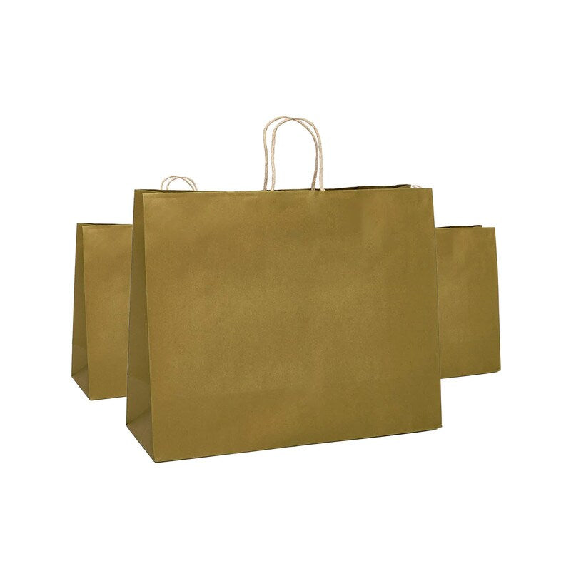 Metallic Shopping Bag Extra Large 16" x 6" x 18 1/2"