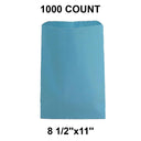 Large Colored Paper Merchandise Bags 8 1/2" x 11"