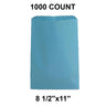 Large Colored Paper Merchandise Bags 8 1/2" x 11"