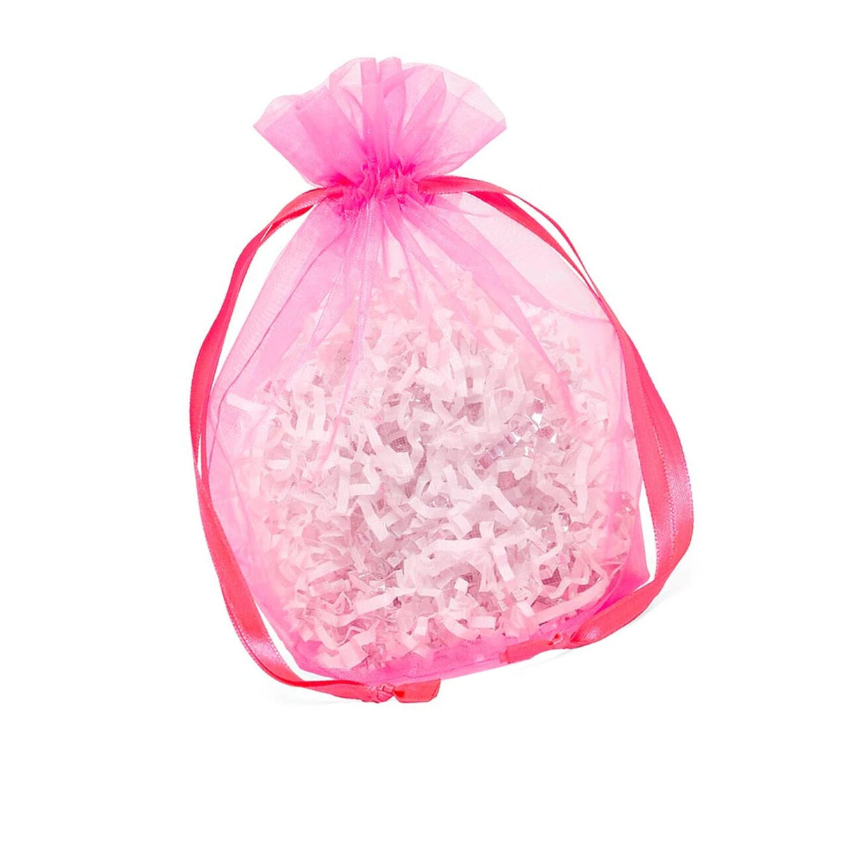 Wide Round Flat Bottom Organza Bags 6 1/2'' x 4'' x 7'' for Jewelry