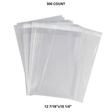 Self-Seal Bags 1.2 Mil with Lip & Tape 12 7/16'' x 18 1/4''