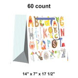 Patterned Gift Bags 14" x 7" x 17 1/2" Durable Stylish Festive Packaging