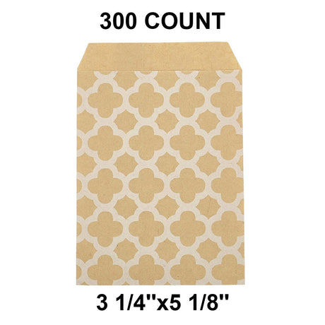 Economical White Paper Merchandise Bags 3 1/4" x 5 1/8"