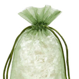 Flat Bottom Organza Bags 5 1/2''x11/2''x10 1/2'' for Custom Favors
