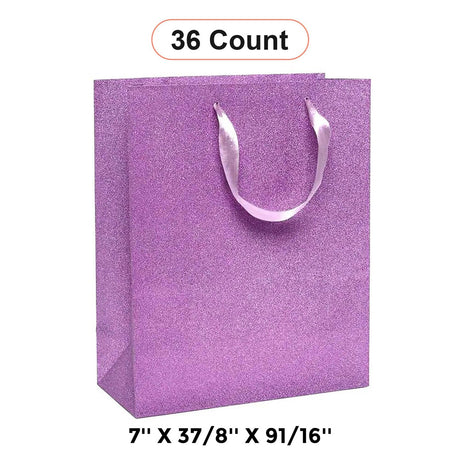 Chic Glitter Grain Euro Totes 7'' x 3 7/8'' x 9 1/16'' for Stylish Packaging