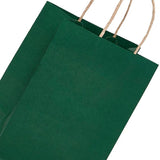 Compact Kraft Tinted Color Shopping Bag 6" x 3 1/4" x 8 3/8"