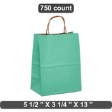 High-Quality Kraft Tinted Paper Bag 5.5" x 3.25" x 13"
