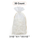 Bolsas de Organza con Fondo Plano 3 1/2'' x 1'' x 5 1/2'' para Recuerdos de Boda