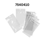Convenient Reclosable Cello Bag with Hang Hole 4" x 10"