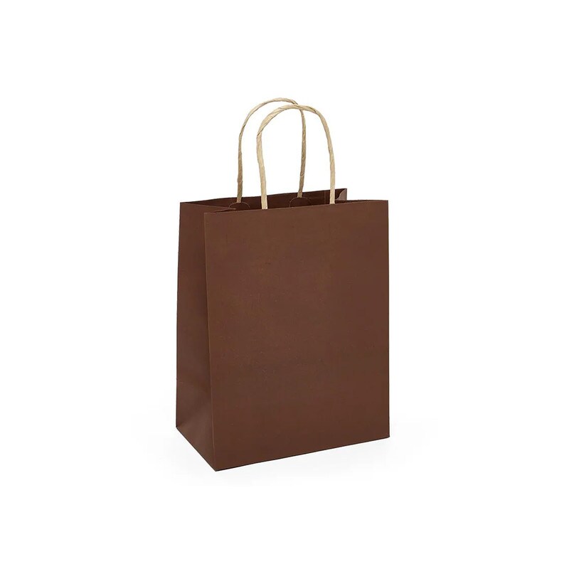 Kraft Tinted Color Shopping Bag 16" x 6" x 12"